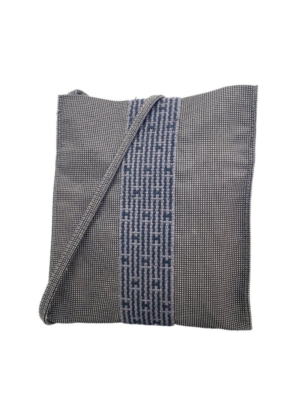 Hermes Shoulder Bag Her Line Pochette Nylon Gray